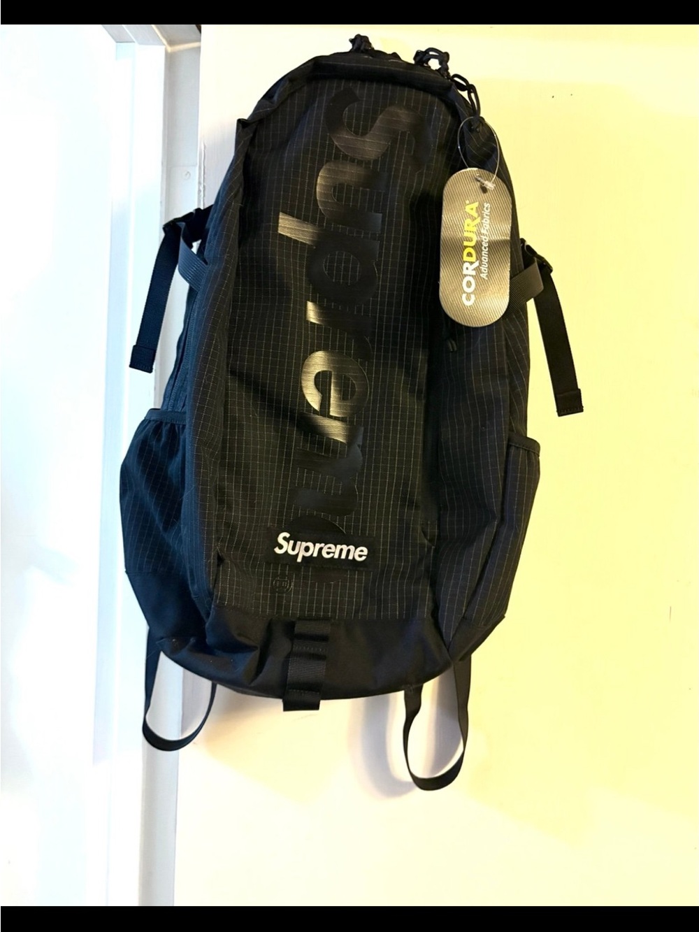 Supreme black backpack
